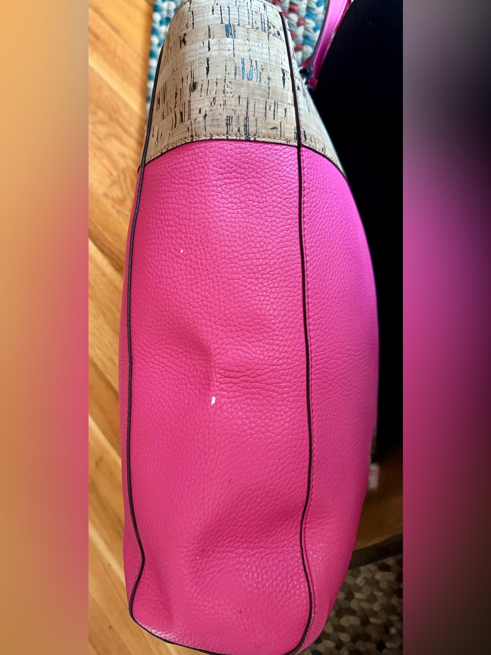 Lauren Ralph Lauren Pink “Hanway” Cork
Top Shopper Tote & Coordinating Wallet - Picture 8 of 16